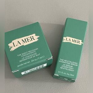 La Mer deluxe samples Set 2, value over $180